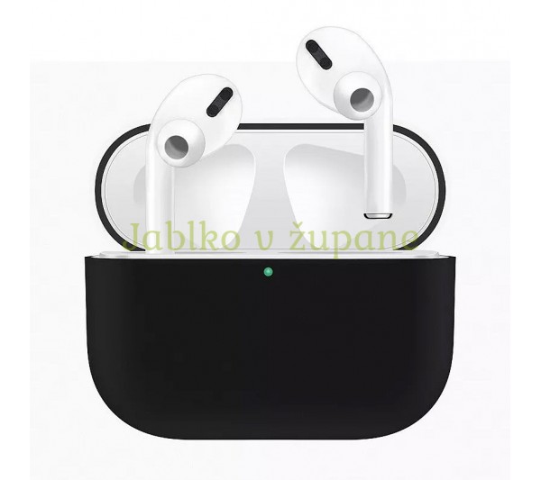 Silikónový obal Apple AirPods Pro - čierny